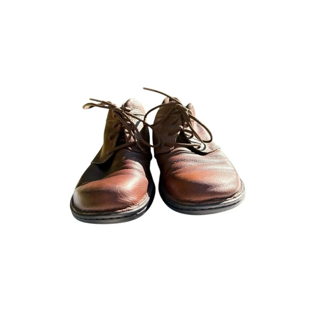 Timberland Men’s Brown Leather Oxford Shoes Size 10 Casual #68571
